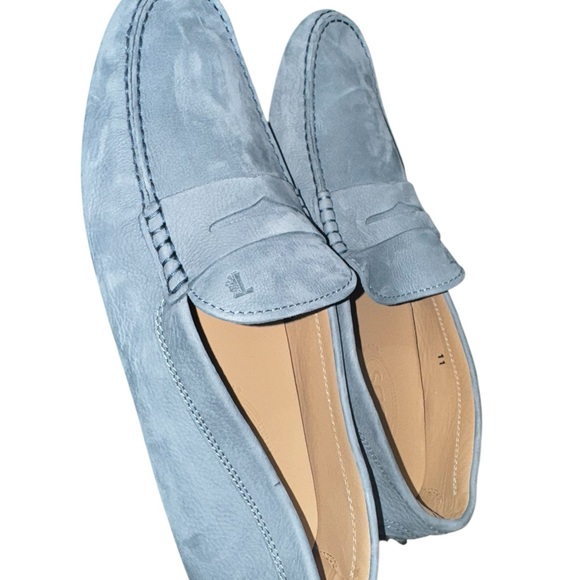 Tod’s City Gommino Driving Shoes in Suede US 12.5 - Picture 2 of 10